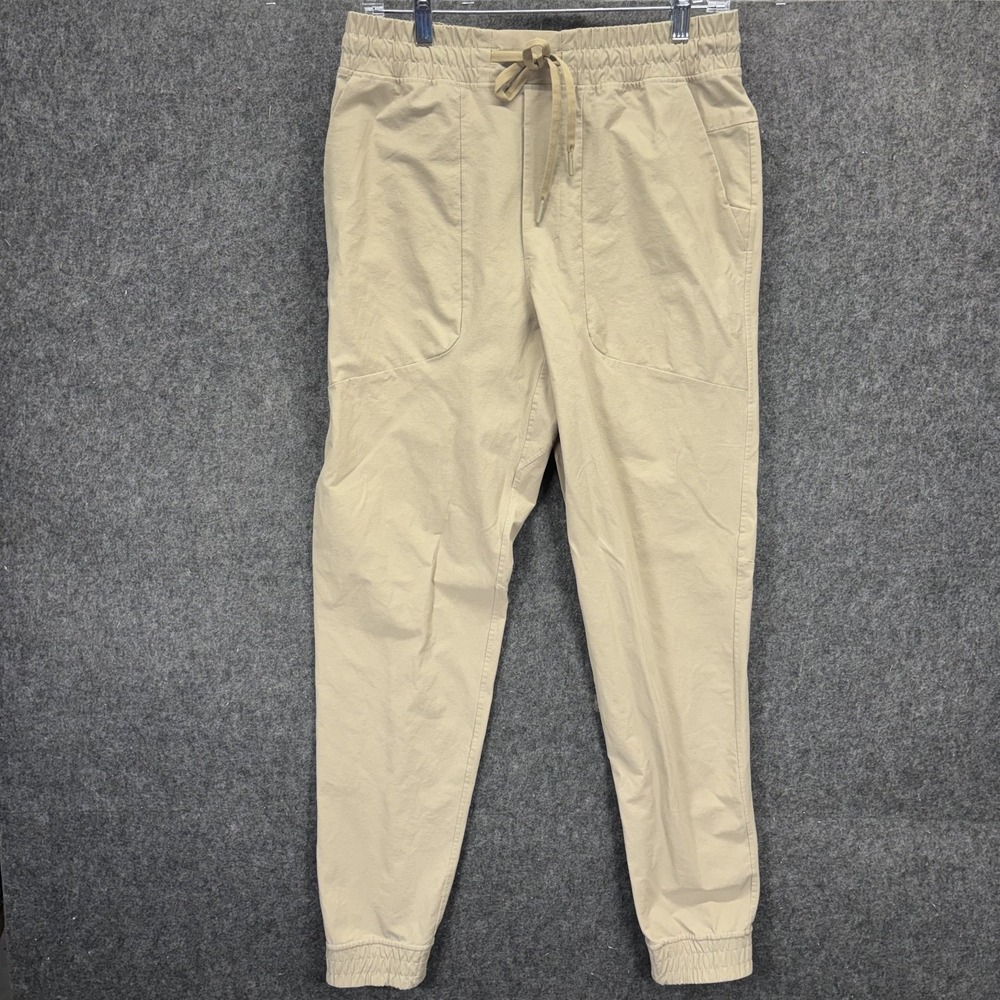 Lululemon ABC Jogger Men's Medium Tan Run Train Gym Drawstring Pockets LM5951S